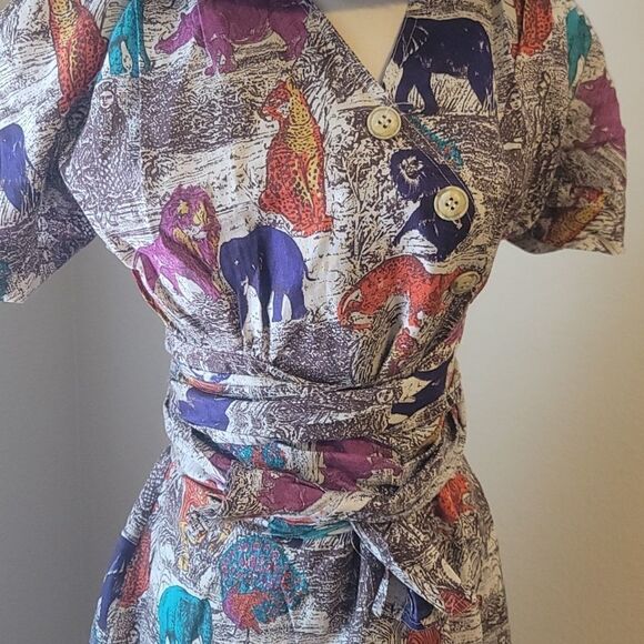 Bugia italia linen dress size small - Picture 3 of 10